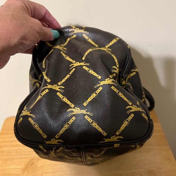 Longchamp Vintage Leather Satchel - Picture 5 of 10